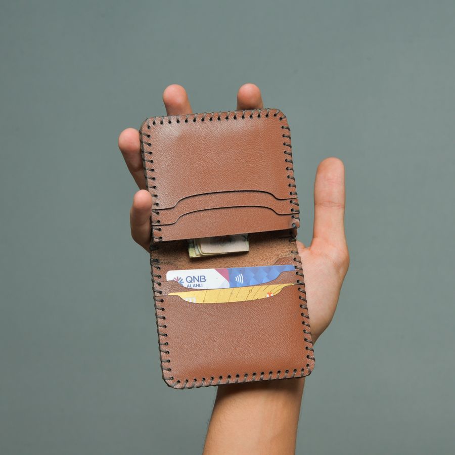 Card Holder with Pull Tab