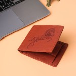 Bifold Leather Wallet — Tan