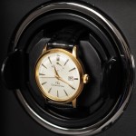 Pearl Dial Gold Watch
